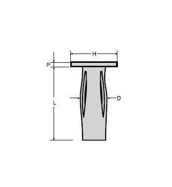 M6 Nitonakrętka rozprężna 50szt.