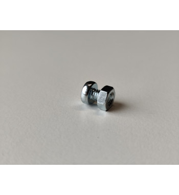 M4x6 Śruba / wkręt z nakrętką zestaw 50szt.