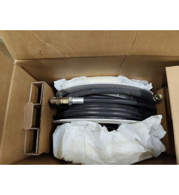 Zwijak do węży, 20 bar, stal malowana, wej. 1/2" (f), wąż 1/2", 15 mb - RAASM