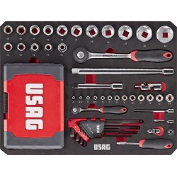 Walizka na kółkach z narzędziami USAG 181 szt.