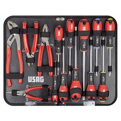 Walizka na kółkach z narzędziami USAG 181 szt.