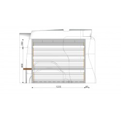 Zabudowa serwisowa, regał warsztatowy NOWY nr.2