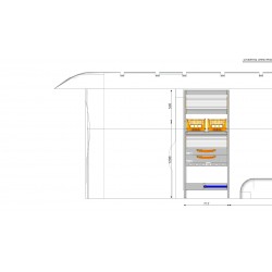 Zabudowa serwisowa, regał warsztatowy NOWY nr.2